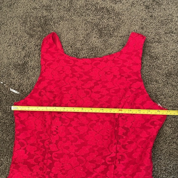 Speechless, red lace dress size 13 - Picture 6 of 7